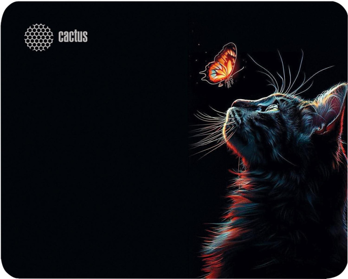 Коврик для мыши Cactus Night Cat 220x180x2мм (CS-MPC-P12XS)