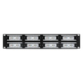 Патч-панель ExeGate EPP3-19-48-8P8C-C5e-110D (19", UTP, 48 port, cat.5e, KRONE&110(dual IDC), 2U, RoHS, Black, RTL) EX256753RUS