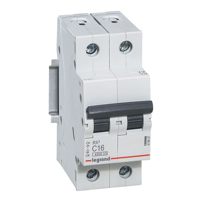 Автоматический выключатель Legrand Rx3 4,5ka 63а 2п C 419703