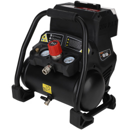 Компрессор P.I.T. PAC20H-4A аккумуляторный, бесщёточный, 20В, 8 бар, 1.2м³/ч, 20 л/мин, бак 4 л