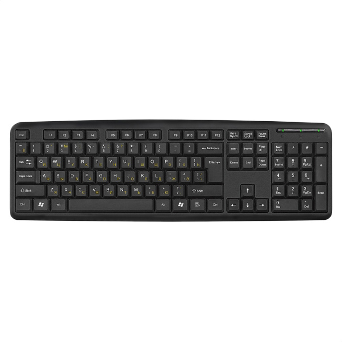 Клавиатура ExeGate Professional Standard LY-331S-OEM USB, полноразмерная, влагозащищенная, 104кл., Enter большой, длина кабеля 1,7м, черная, brown box EX293971RUS