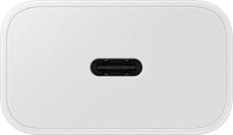 Сетевое зарядное устройство Samsung EP-T2510,  USB-C, USB-C, 25Вт, 3A, белый [ep-t2510xwegeu]