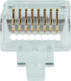 Коннектор ITK CS3-1C06U-FPS кат.6 RJ45 прозрачный упак.:1шт