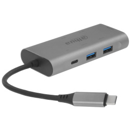 Док станция DAHUA Док станция 7 in 1 USB 3.1 Type-C to USB 3.0 + HDMI + SD/TF + PD Docking Station DH-TC37