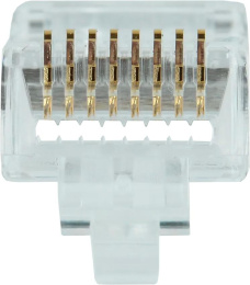 Коннектор ITK CS3-1C06U-FPS кат.6 RJ45 прозрачный упак.:1шт