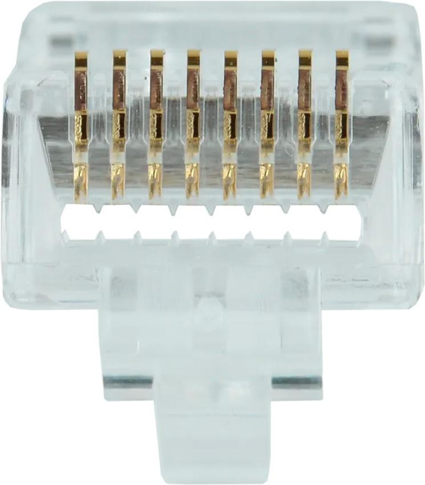 Коннектор ITK CS3-1C06U-FPS кат.6 RJ45 прозрачный упак.:1шт