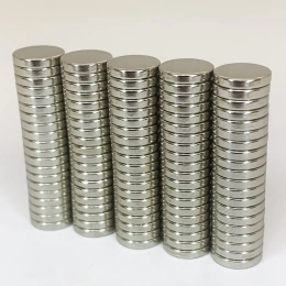 Неодимовый магнит Проф-Магнит диск 8x1.5 мм NdFeB, 50 шт. N35