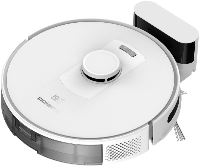 Робот-пылесос Polaris IQ Home PVCR 5003, 45Вт, белый/серый