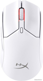 Мышь HyperX Pulsefire Haste 2 Mini Белый 7D389AA полноразмерная, симметричная, проводная USB/беспроводная радио/Bluetooth, частота опроса: до 1000Гц, сенсор оптический 26000dpi, скорость: 650 IPS, ускорение: 50G