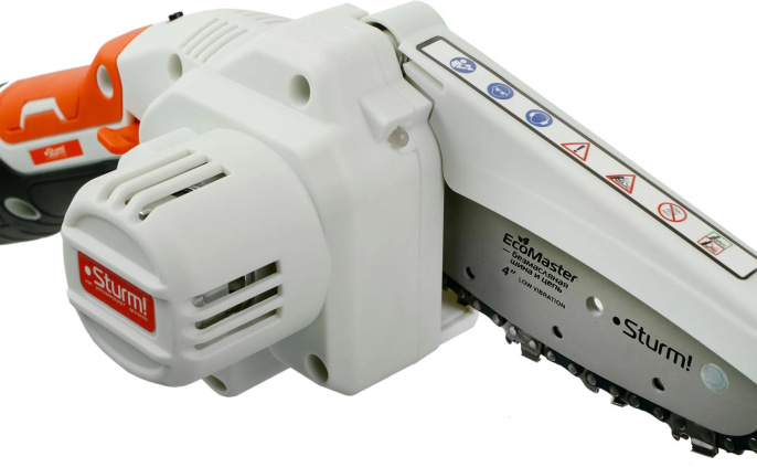 Цепная пила Sturm! CSC1204 аккум. дл.шины:4" 10cm 1аккум. 2Ач ЗУ