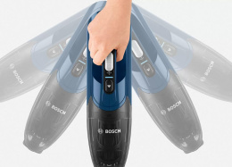 Вертикальный пылесос Bosch BCHF2MX20, 150Вт, синий/черный