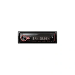 Автомагнитола FIVE 1din, красная, Bluetooth, USB, AUX, SD, FM, 4х50 F24R FIVE F24R