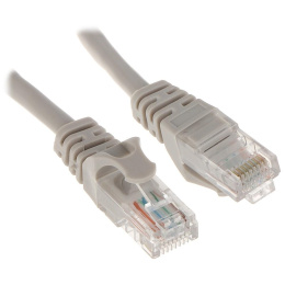 Патч-корд Bion [BPC-U5E101-1.5M] U/UTP, Cat.5e, AWG 26 7/0,16мм , CCA, многожильный, PVC, 1,5м, серый