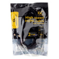 Кабель HDMI Cablexpert 19M/19M, v2.0, медь, позол.котакты, экран, 2 фер.кольца, 1.8м, черный, пакет CCF2-HDMI4-6