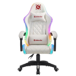 Игровое кресло Energy Белый,RGB,класс 4,PU DEFENDER 64557