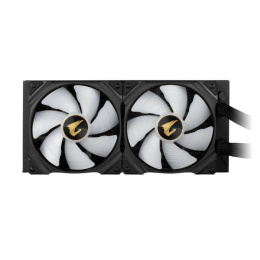 Жидкостная система охлаждения Gigabyte AORUS WATERFORCE 280, 2 x 140mm ARGB Fan, RTL {6} 552367 GP-AORUS WATERFORCE 280