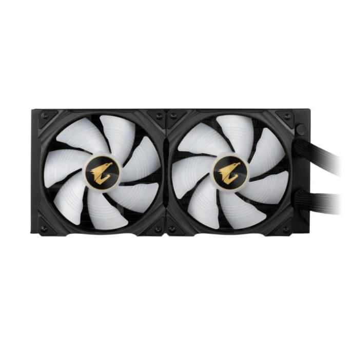 Жидкостная система охлаждения Gigabyte AORUS WATERFORCE 280, 2 x 140mm ARGB Fan, RTL {6} 552367 GP-AORUS WATERFORCE 280