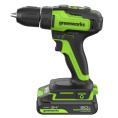 Greenworks GD24DD35 Дрель-шуруповерт аккумуляторная, 24V, б/щет, 29/35Нм,1х2Ач,ЗУ,кор [3704007CUA]