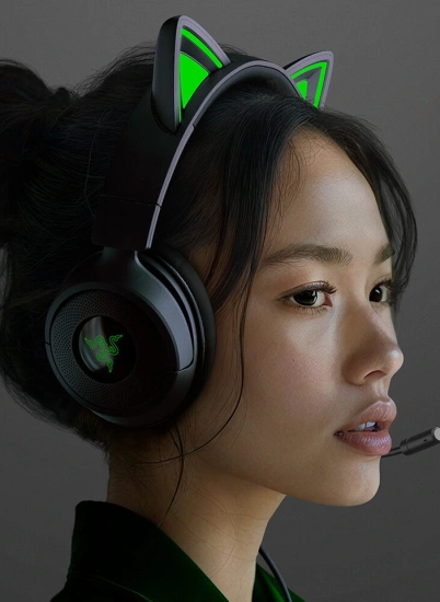 Razer обновила серию наушников Kraken Kitty с кошачьими ушками