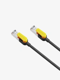 Патч-корд CABLETIME CN70E (CT-CAT7F-PB0.5) 0.5 м, FTP Gigabit Ethernet CAT7, желтый+черный