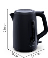 Чайник электрический Moulinex Morning BY2M0810 1.7л. 2400Вт черный корпус: пластик (7211419022)