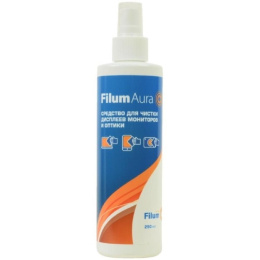 Спрей Filum Aura CLN-S250ICD для очистки мониторов и оптики, 250 мл