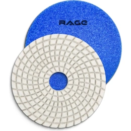 Алмазный гибкий шлифовальный круг RAGE By VIRA Р30 100 мм черепашка для керамогранита АГШК мокрое шлифование 558045