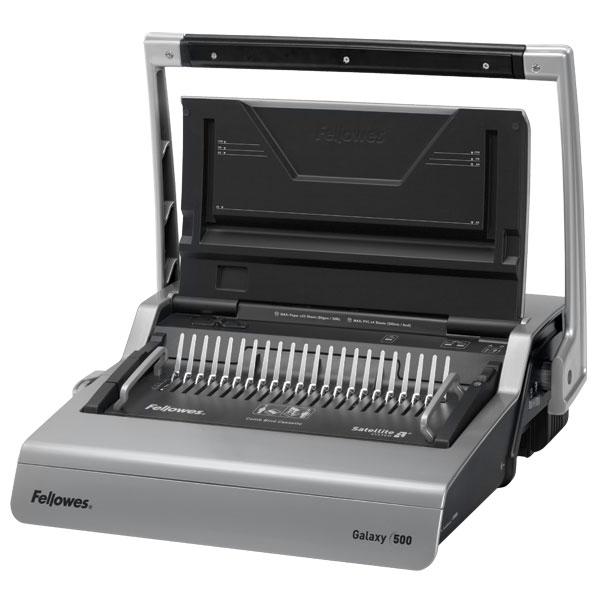 Переплетчик Fellowes Galaxy (FS-56220) A4/перф.28л.сшив/макс.500л./пластик.пруж. (6-50мм)
