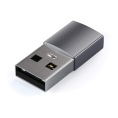 Адаптер Satechi USB Type-A to Type-C. Цвет серый космос. (ST-TAUCM)