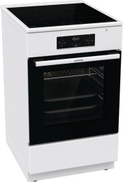 Электрическая плита Gorenje GEIT5C60WPG, стеклокерамика, электрическая, без крышки, белый