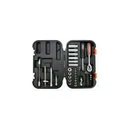 Набор инструментов STHOR 1/4 42 предмета пластиковый кейс 58641