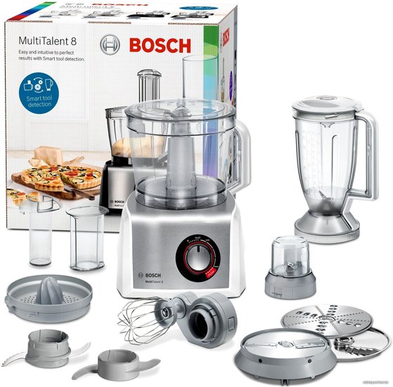 Кухонный комбайн Bosch MC812S844, белый
