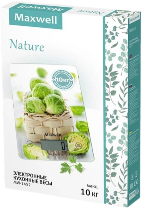 Весы кухонные Maxwell Nature MW-1452, рисунок