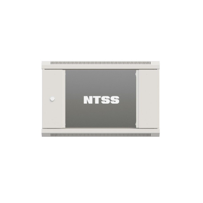 Шкаф коммутационный NTSS Премиум NTSS-W6U6045GS-2 настенный, стеклянная передняя дверь, 6U, 600x370x450 мм