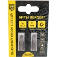 Биты магнитные SL0.8х5.5, 25 мм, 2 шт, S2 Berger BG BG2382