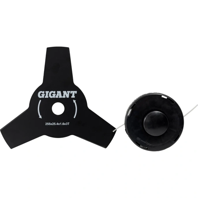 Бензиновый триммер 3,3 л.с., леска/нож, леска 2,4 мм, Gigant GSAF-18