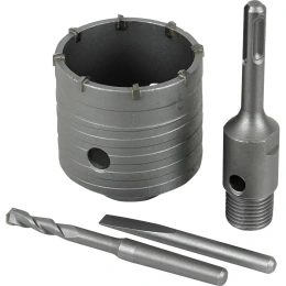 Коронка твердосплавная в сборе по бетону и кирпичу 45x50 мм, SDS-plus Berger BG BG1920