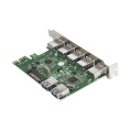 Контроллер ExeGate EXE-317 (PCI-E x1 v2.0, 5*USB3.0 ext. + 2*USB3.0 int., разъем доп.питания, VIA Labs Chipset VL805) EX283717RUS