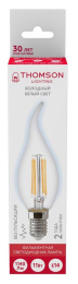 Лампа филам. Thomson Filament TH-B2388 11Вт цок.:E14 свеча 220B св.свеч.бел.хол. Tail Candle упак.:1шт