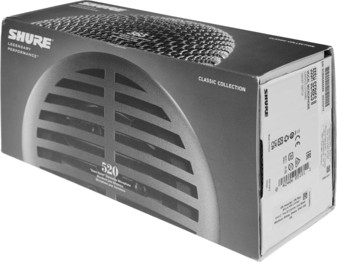 Микрофон проводной Shure 55SH серебристый