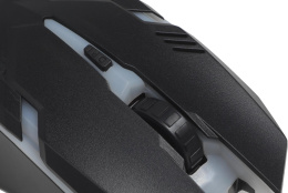 Мышь проводная Defender Cyber MB-560L, игровая, оптическая, USB, 1600dpi, черный [52560]