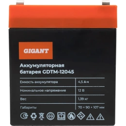 Аккумуляторная батарея Gigant GDTM-12045
