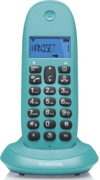Радиотелефон Motorola C1001LB+, бирюзовый [107c1001turques]