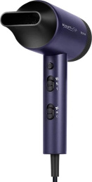 Фен Scarlett SC-HD70I61 Ультрамарин (2100 Вт, тип мотора: DC, количество скоростных режимов: 2, количество температурных режимов: 3, возможность выбора холодного и горячего воздуха, насадка - концентратор в комплекте, ионизация, автоматическое отключение 