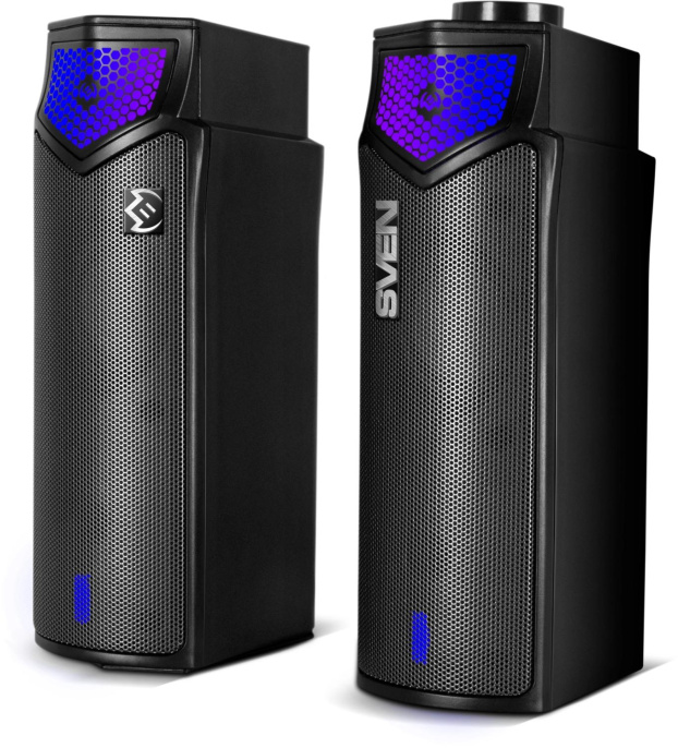 Саундбар Bluetooth Sven SB-G1450 мини,  2.0,  черный [sv-022488]
