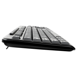 Клавиатура Gembird KB-8440M,{USB, черный, 113 клавиш, 9 кнопок управления мультимедиая, кабель 1,5м}