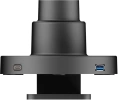 Кронштейн для монитора ErgoSmart Super Heavy-Duty U черный, 1 монитор, 24-57", настольный, регулировка высоты/поворота, USB-хаб, VESA75/100/200