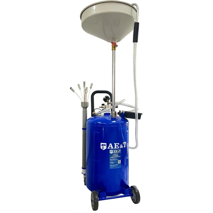 Установка замены масла AE&T 72 л, щупы+воронка TF-6272TP