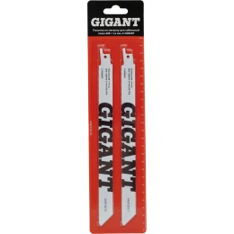 Полотна по металлу для сабельной пилы Gigant 228х19х0.9мм 1.4мм-18TPI 2 шт G-1108207