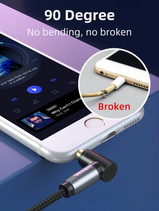 Аудиокабель CABLETIME CF12K (CT-AV311-P11RGN-SG1.8) 1.8 м, AUX стерео 3,5 мм (1/8") 90 градусов, медный, черный ПВХ нейлоновый